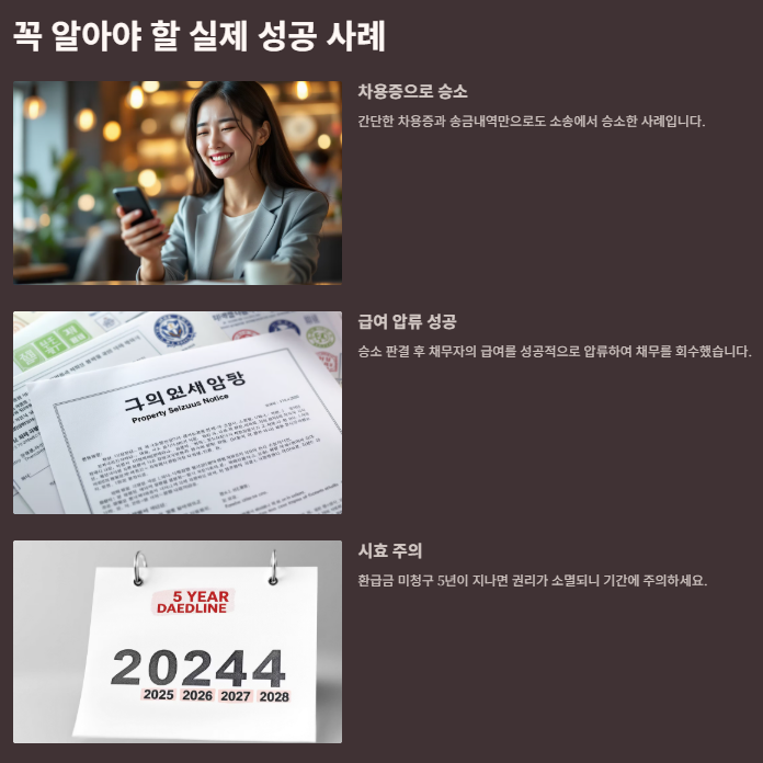 떼인돈 받는 방법: 절차(내용증명,지급명령,소액심판 등), 다양한방법, 주의사항,사례