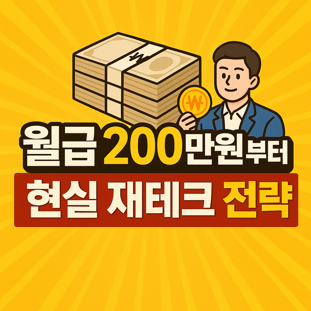월급 200만 원으로 시작하는 현실적인 재테크 전략