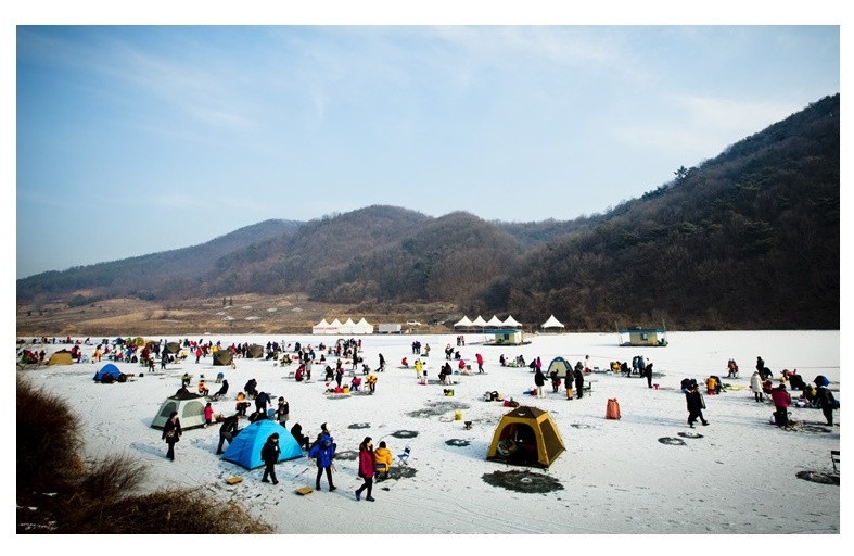안성 동막골 빙어축제