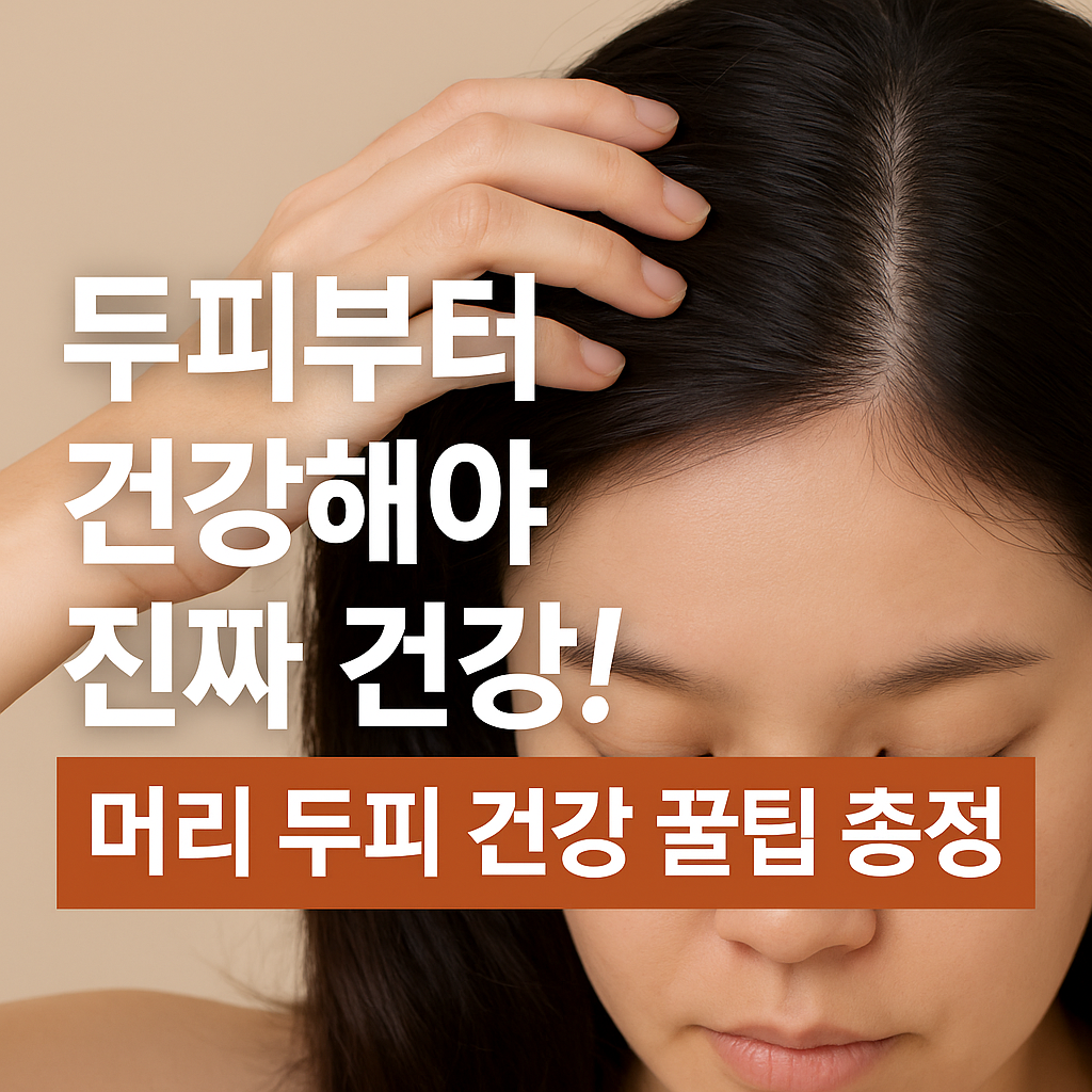 두피부터 건강해야 진짜 건강! 머리 두피 건강 꿀팁 총정리