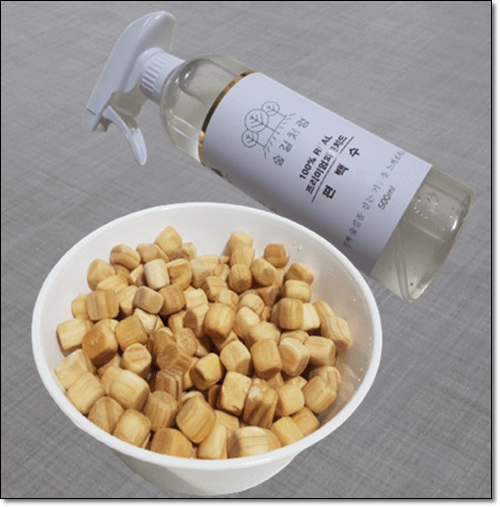 편백수와 편백나무 칩