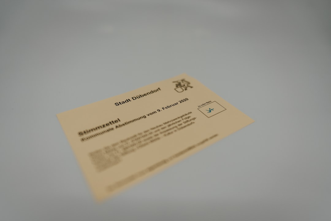Voting.