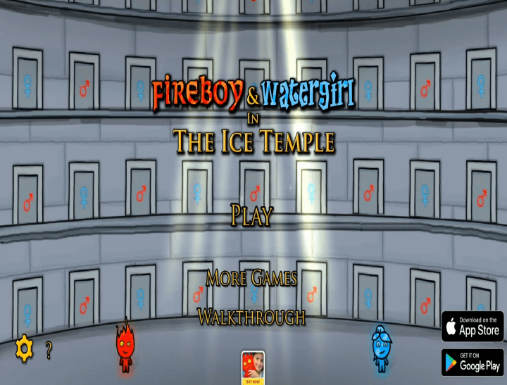 불물게임-2인용-게임하기-3-아이스템플-메인-화면