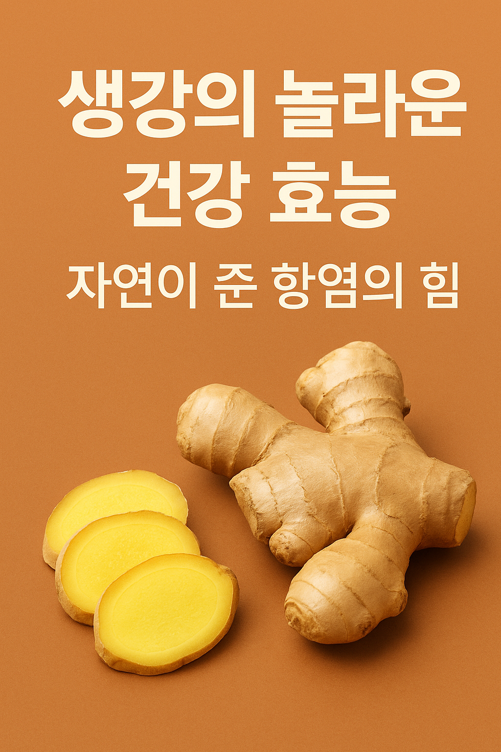 생강의 놀라운 건강 효능 자연이 준 항염의 힘