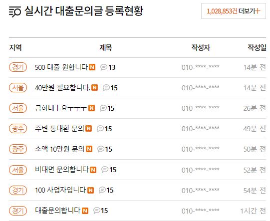 대출나라-대부업체-대출