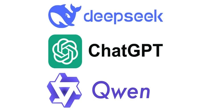 Qwen 2.5, DeepSeek, ChatGPT-4