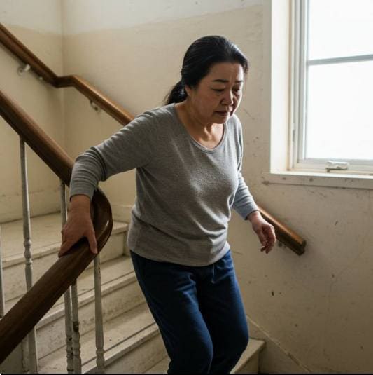 근감소증 증상 균형 감각 저하와 낙상 위험