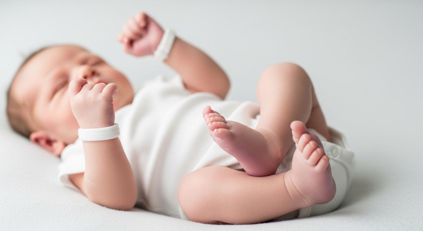 신생아 팔다리 움직이기