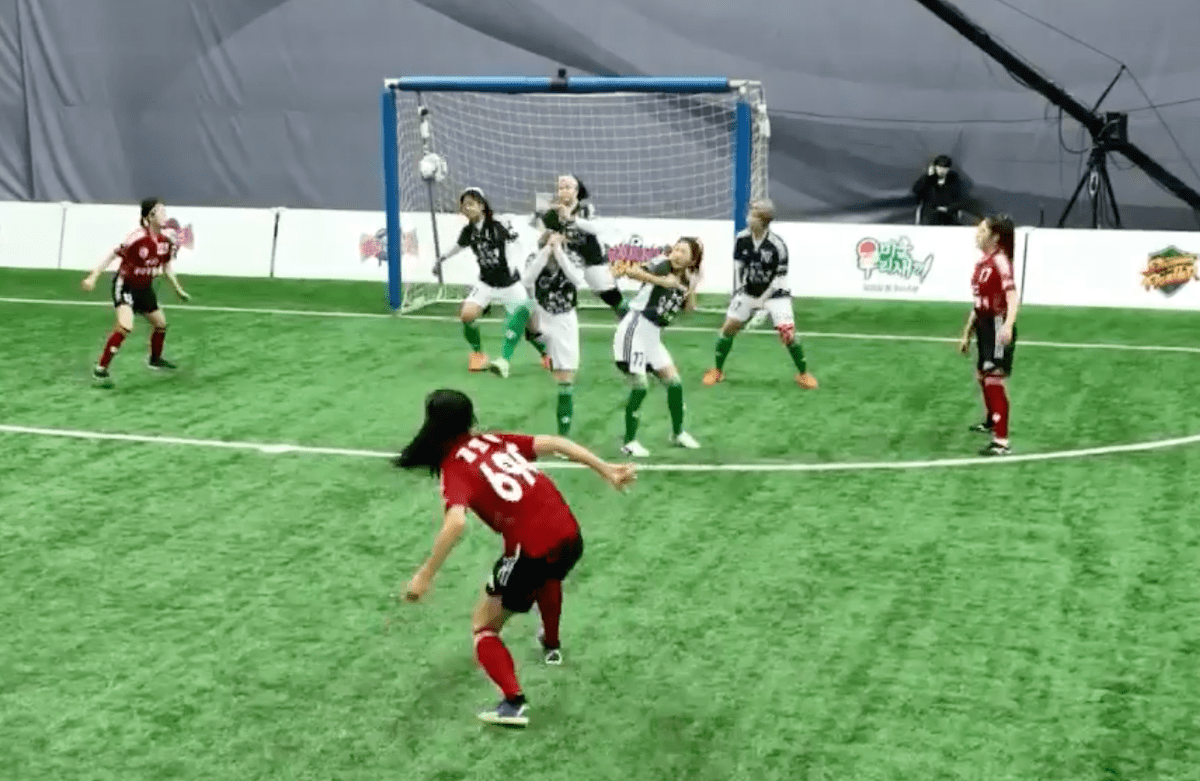 국대패밀리 김민지 프리킥으로 골 작렬