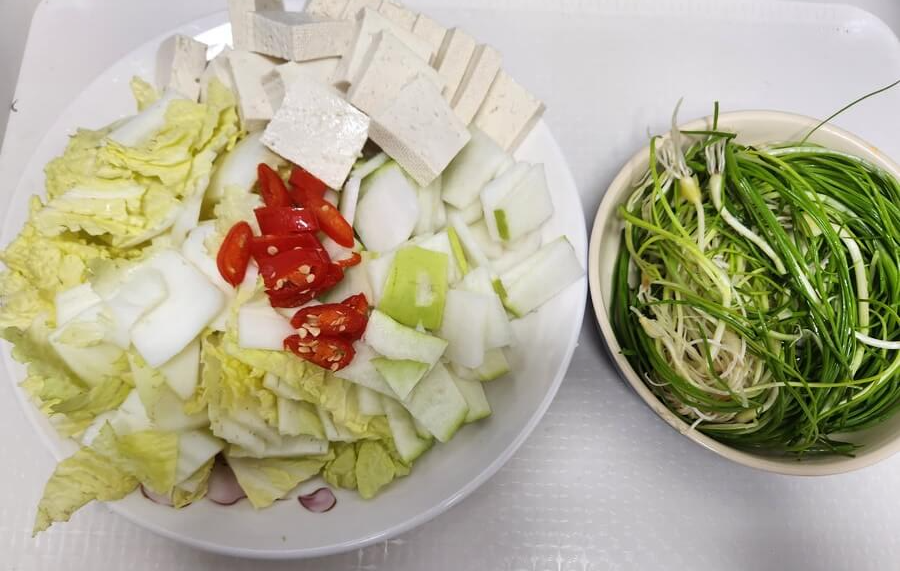 야채와 달래