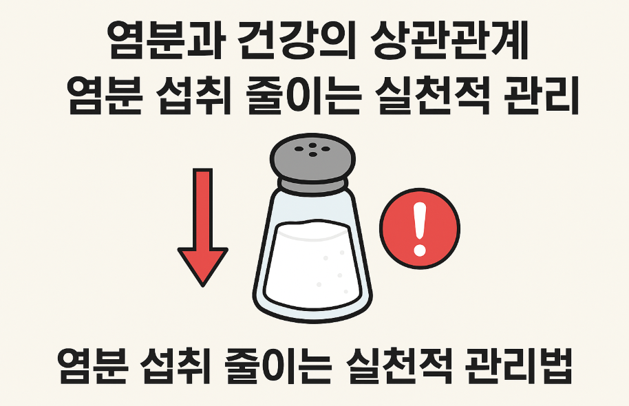 염분과 건강의 상관관계 관련 사진