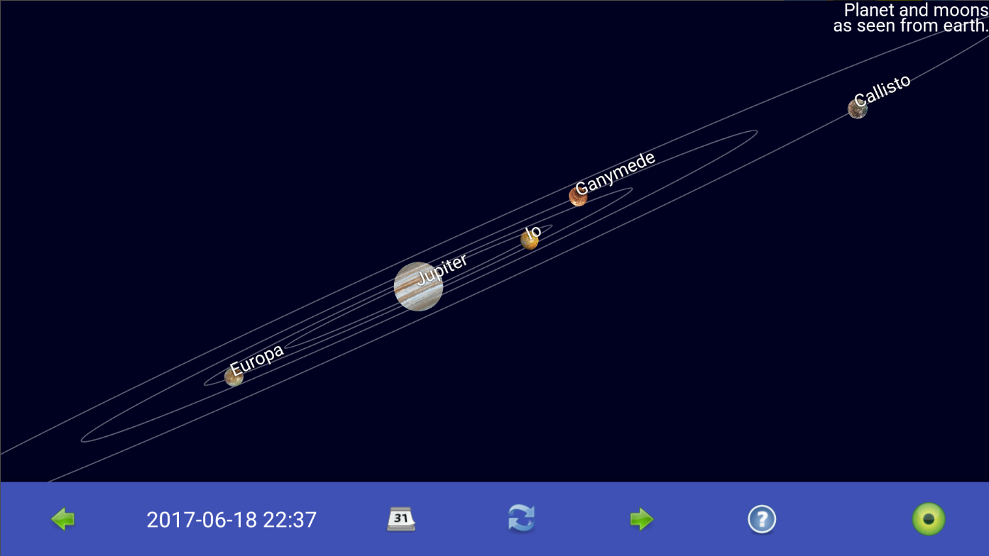 태양 달 행성 위치 계산 앱, Sun moon and planets, 정확한 천문 정보