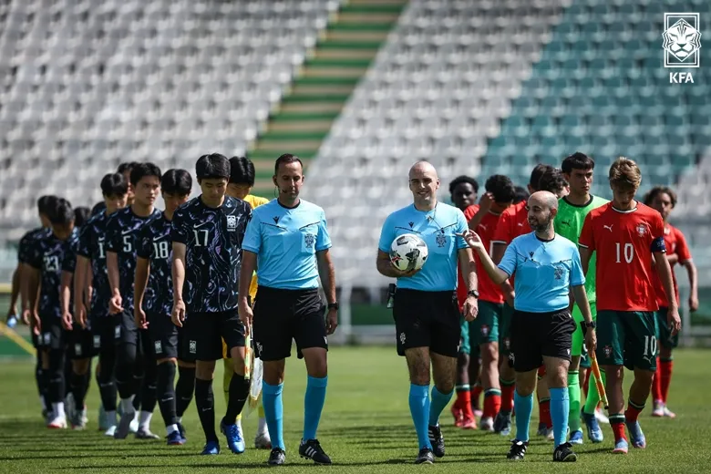 대한민국 U-16 대표팀, UEFA 친선대회 2차전 포르투갈에 2-4 패 – 득점 장면·출전 명단·다음 경기 일정 정리