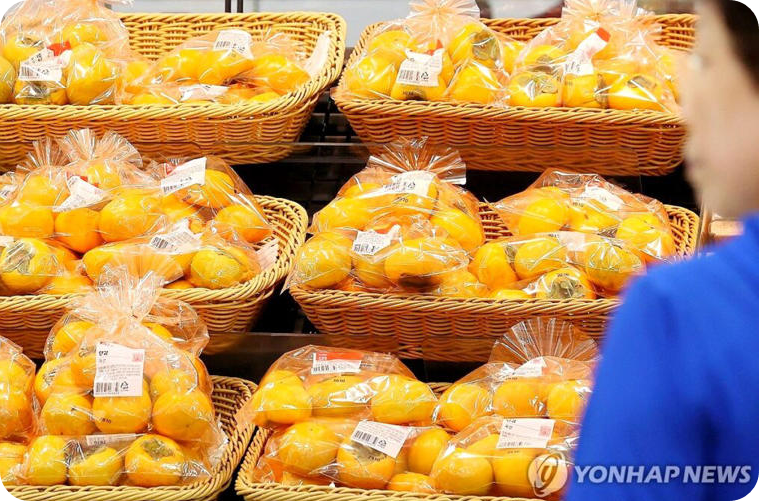 한국산 감 중국 수출 양해각서 체결 [사진 출처 = 연합뉴스]-이해를 돕기 위한 이미지