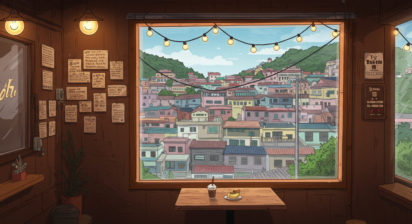 감천마을 끝자락의 따뜻한 감성 공간 진심다방