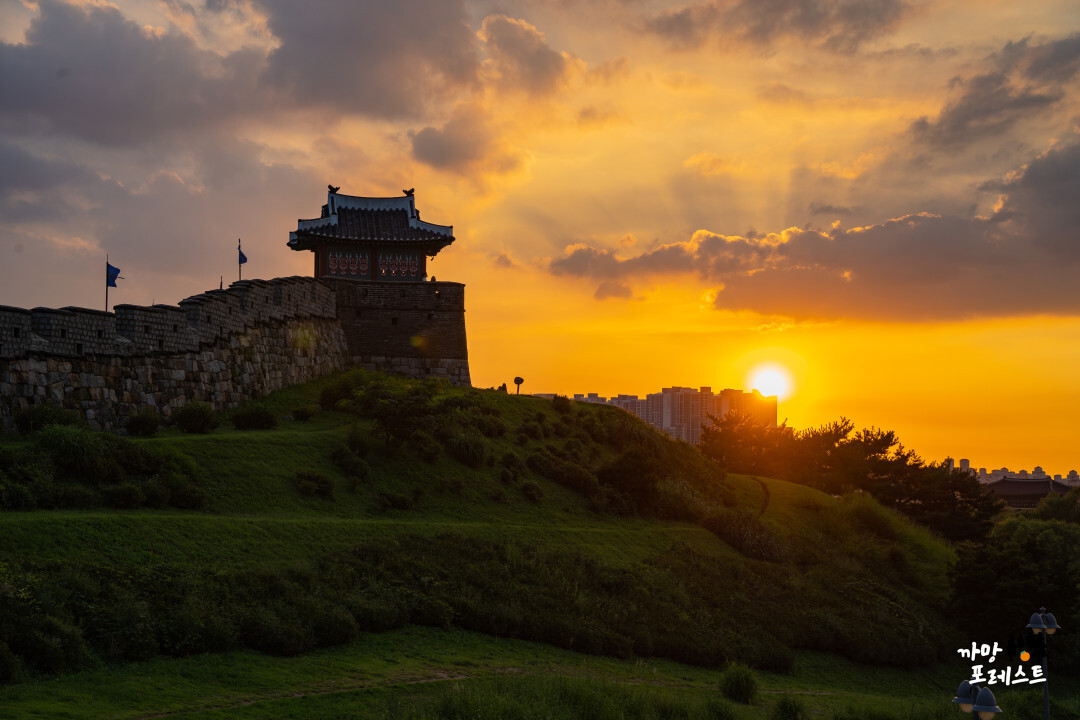 수원 동북포루 일몰