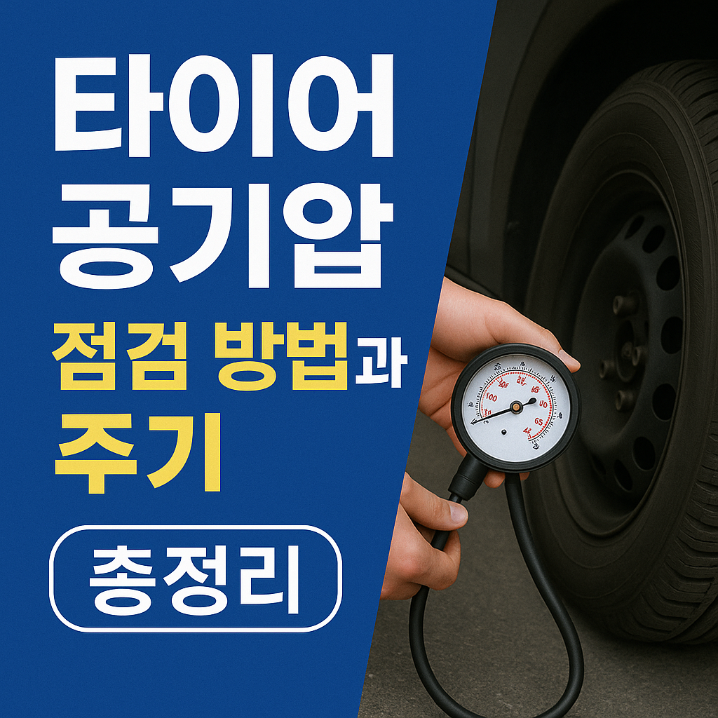 타이어 공기압 적정 수치와 계절별 관리법 총정리 🚗