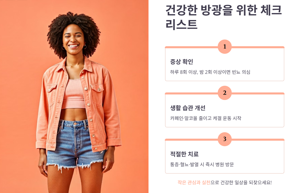 소변 자주 마려움 최종 점검!