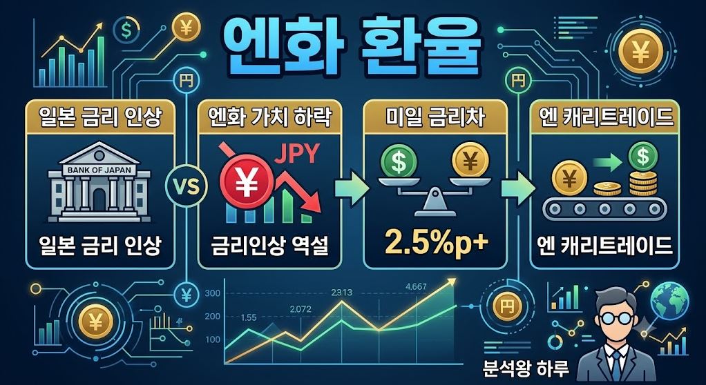 엔화 환율 하락 설명사진