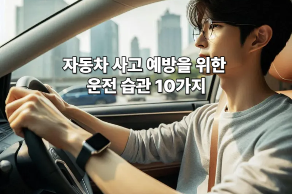자동차 사고 예방을 위한 운전 습관 10가지