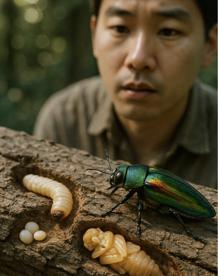 땅속에서 보내는 긴 기다림
