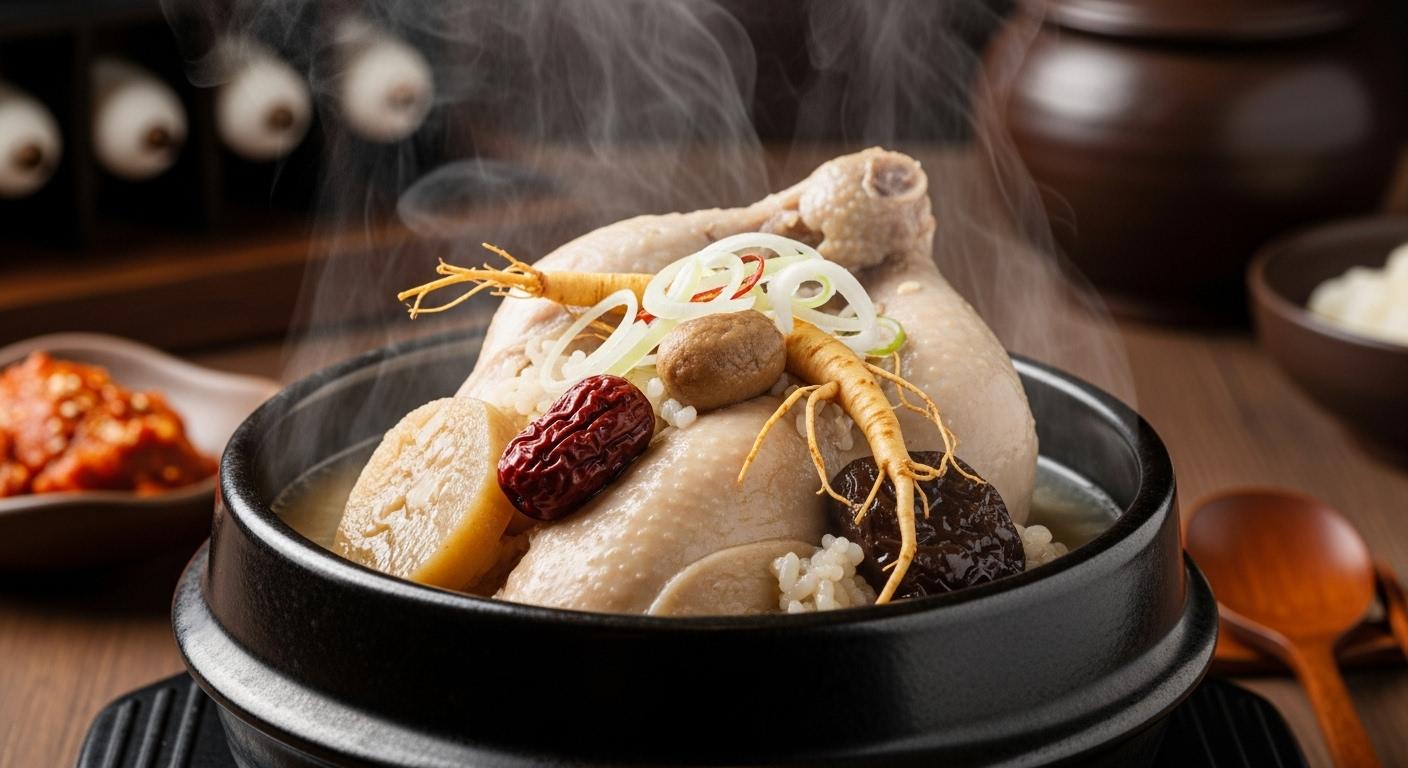 복날 삼계탕 이미지