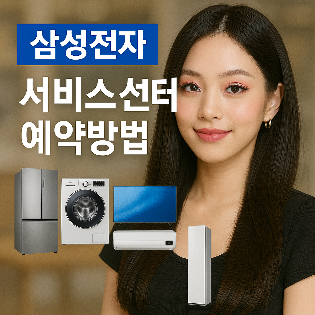 삼성전자 서비스센터 예약 방법을 알아보자