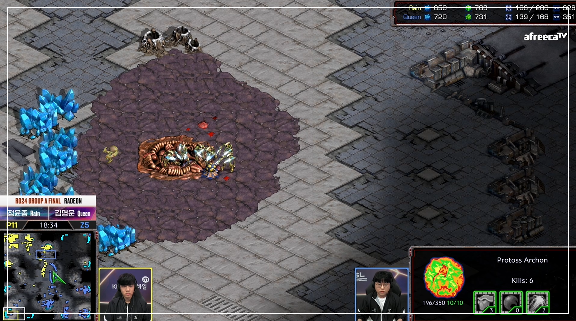 SSL 24강 A조 최종전 7시 멀티공격