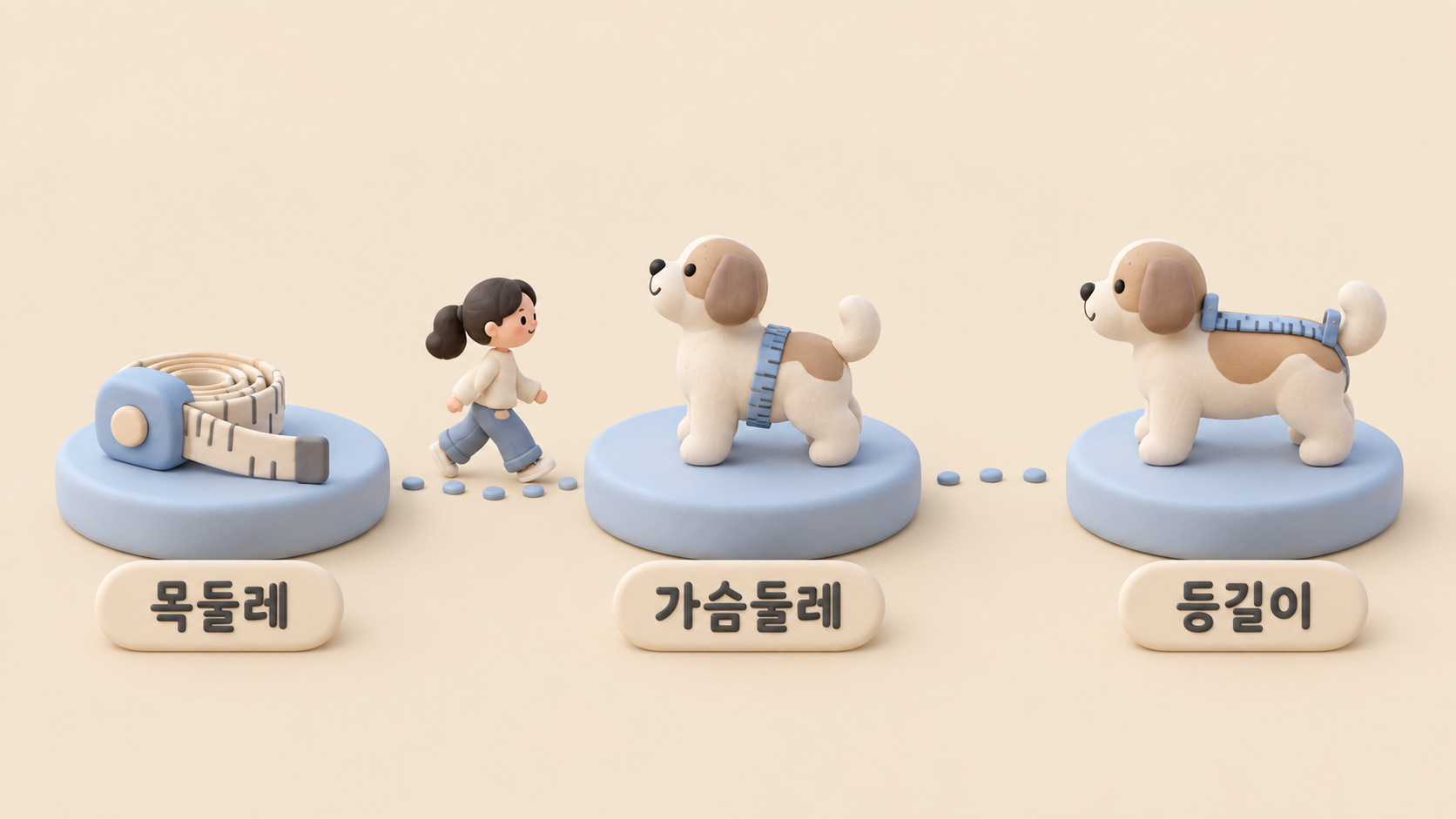 사이즈 재는 순서