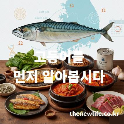 고등어 효능 설명 전에 고등어를 먼저 알아봅시다 – 인포그래픽 이미지