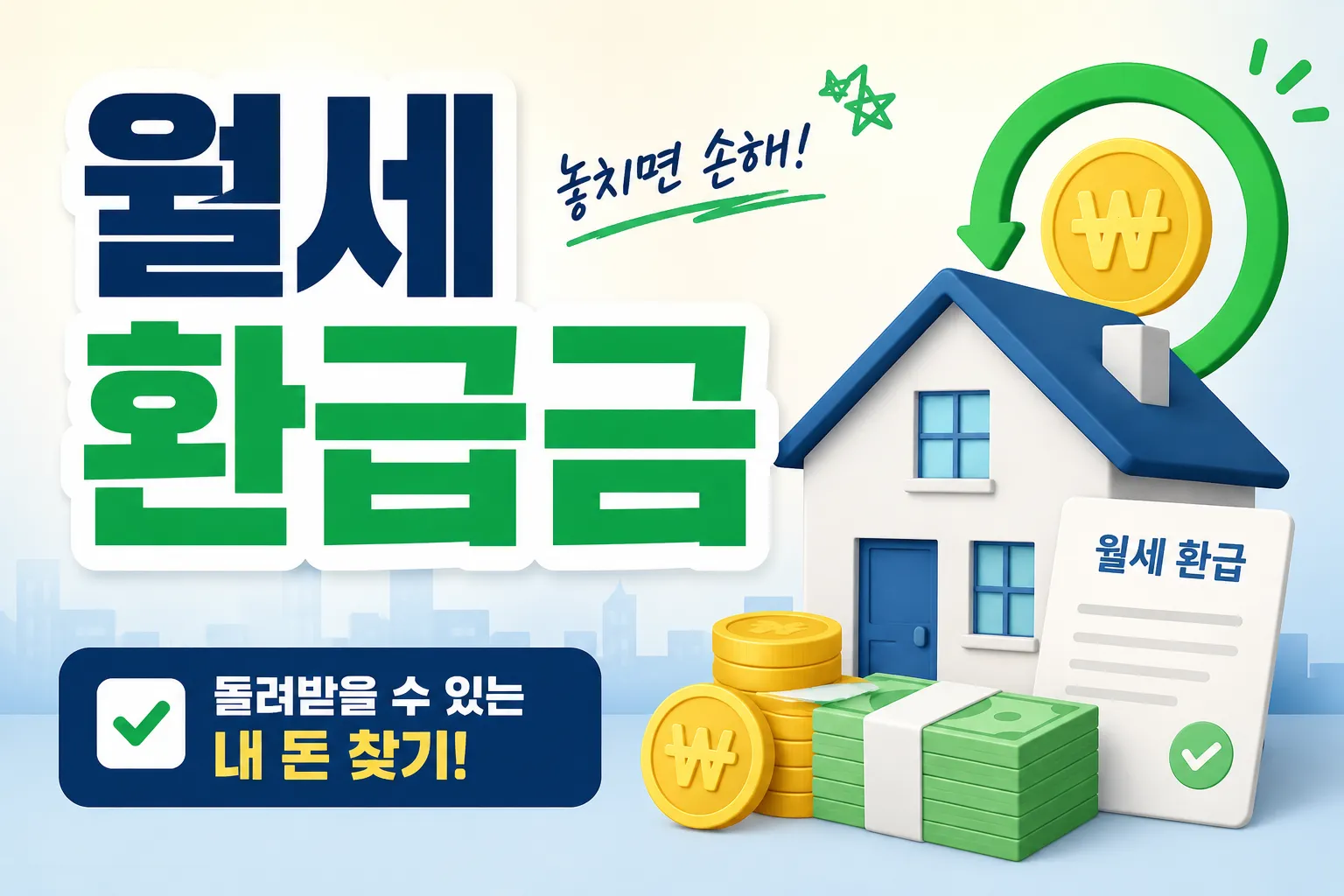 월세환급금 놓치면 손해