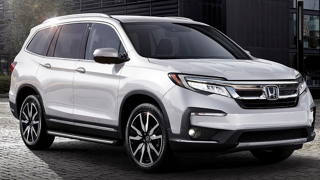 혼다 파일럿 화이트 전면사진