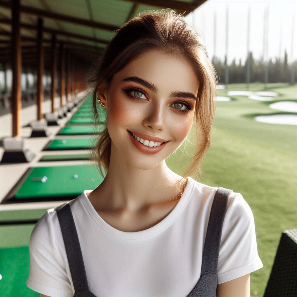 실외골프연습장 배경