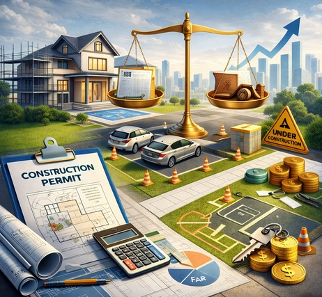 단독주택 리모델링 허가와 용적률 체크 개념 이미지