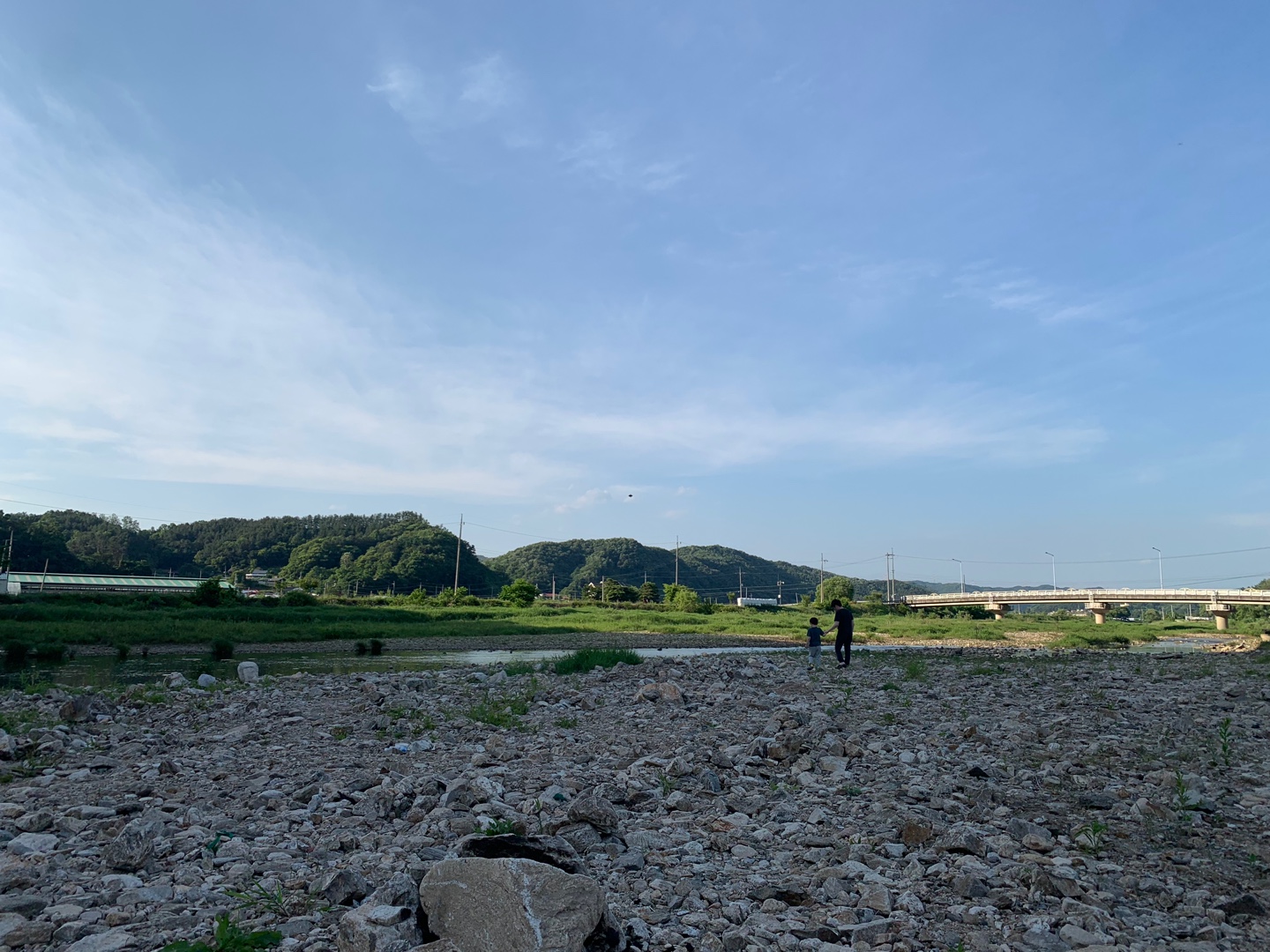 양평 흑천 개울가