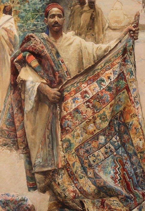 구스타보 시모니(Gustavo Simoni), 이탈리아, 화가, 1846-1926