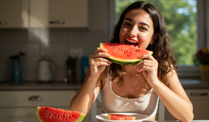 깎아 먹는 이색 수박, 놀라운 효능과 주의할 점