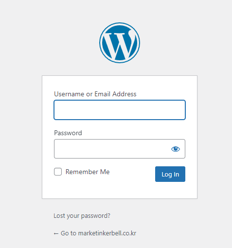 워드프레스 관리자 페이지 초기 설정