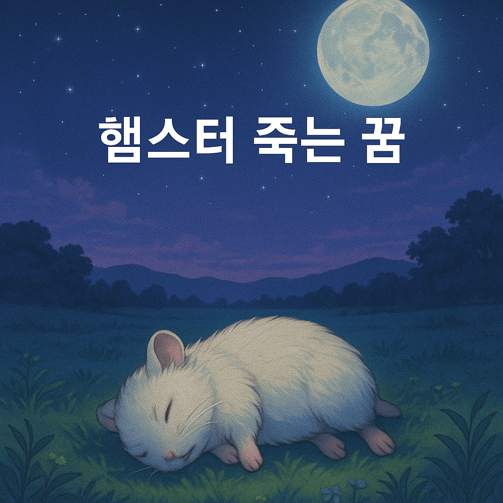 햄스터 죽는 꿈