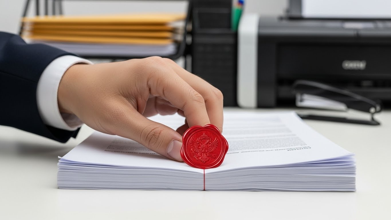 도장 찍기(간인)의 정석: 어디부터 어디까지 찍나?