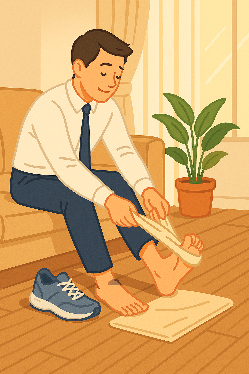 발 건강을 위한 생활 습관과 스트레칭 팁