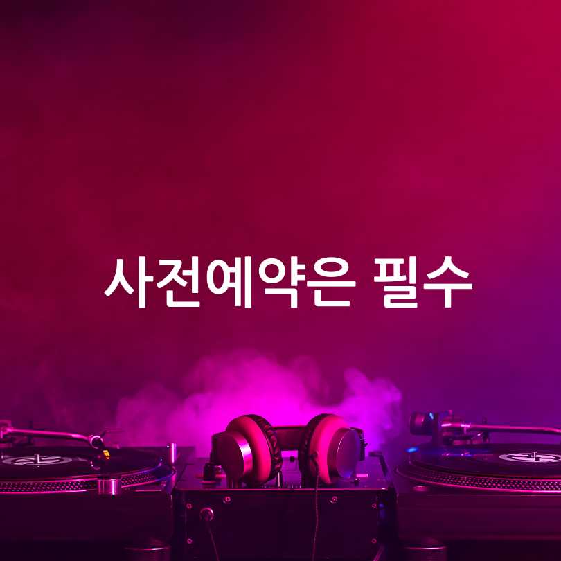 한강 무소음 DJ파티
