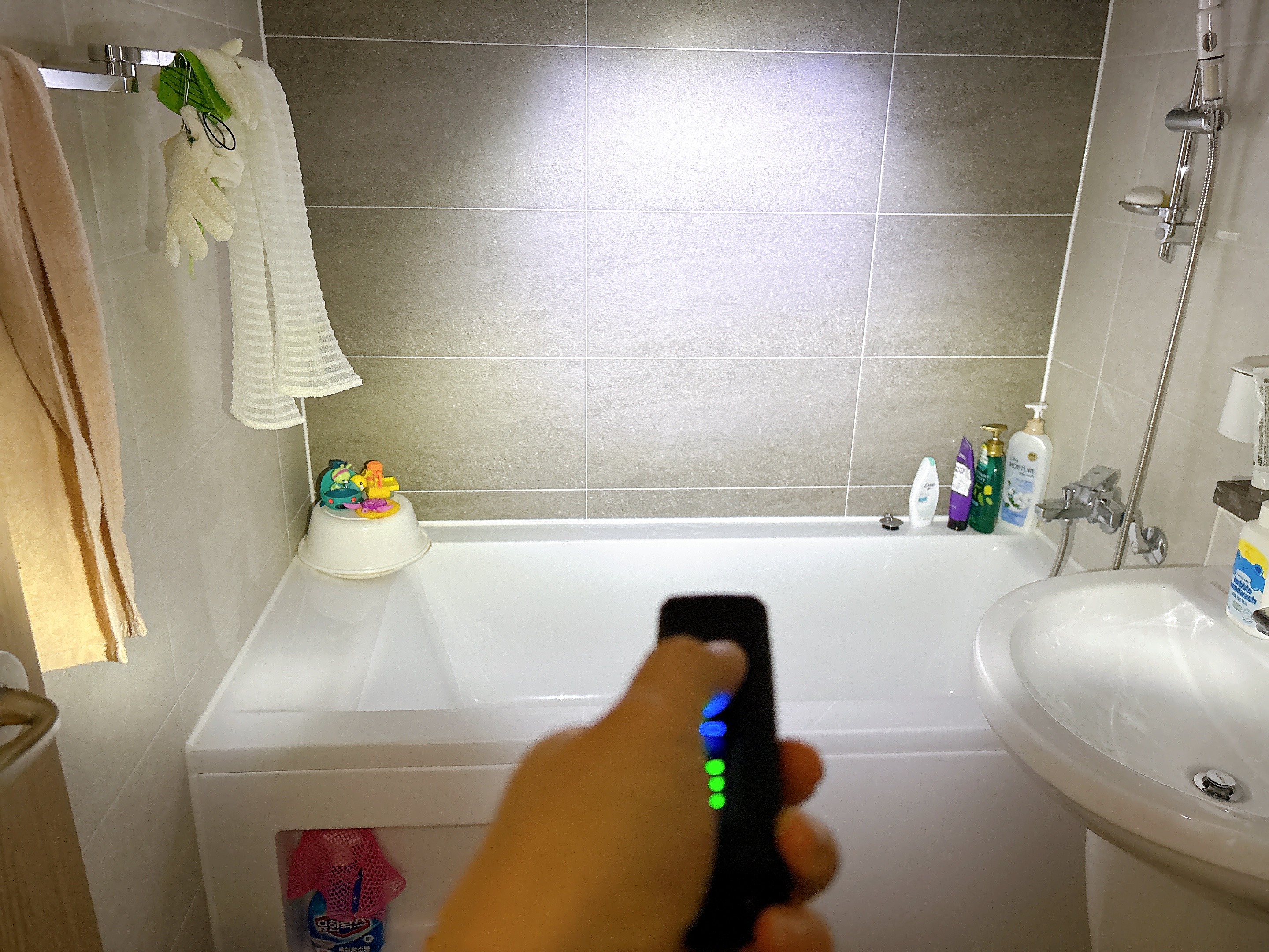 자전거전조등_라이트_강모드