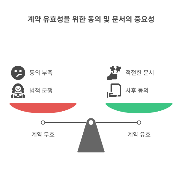 계약 무효 여부와 법적 판단
