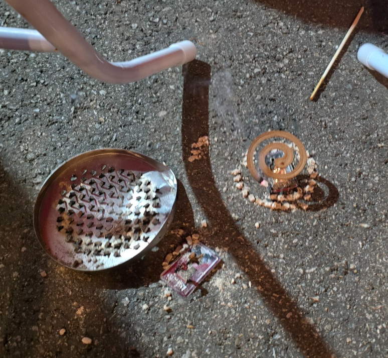 모기향이 피워져있어서 벌레가 없어요