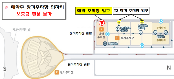 제2여객터미널 셔틀버스 탑승장