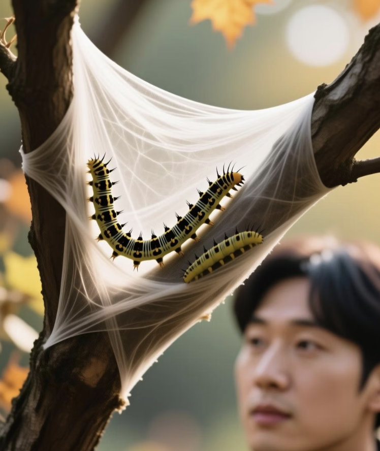 1. 이 거미줄 털벌레&amp;#44; 정체는?