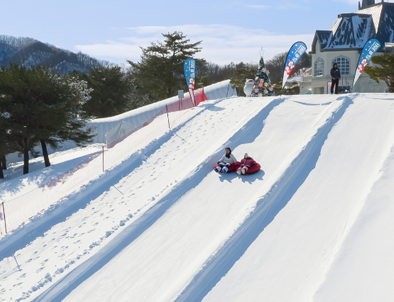스노위랜드 비발디파크 눈썰매장