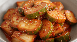 Cucumber salad&amp;#44; cucumber kimchi