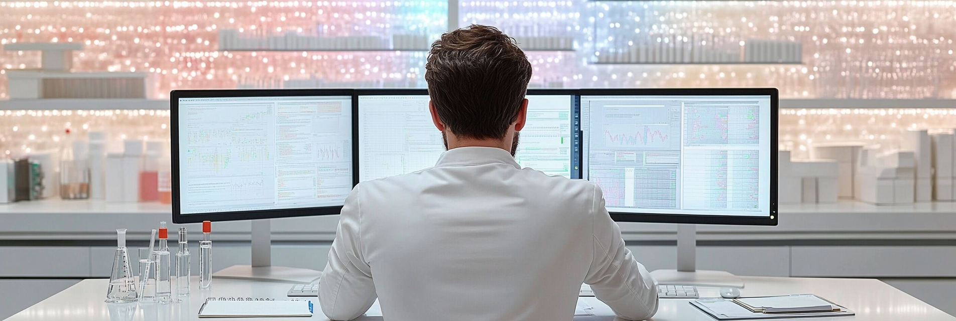 A stunning Asian woman with glowing, flawless skin gently holding a cosmetic product in her hand, a serene smile on her face, surrounded by a soft gradient background of cool blues and whites symbolizing pH balance and hydration, vibrant and elegant product packaging highlighted with minimalist text, cinematic lighting, volumetric light, soft reflections, ultra-detailed textures, hyper-realistic and luxurious beauty advertisement